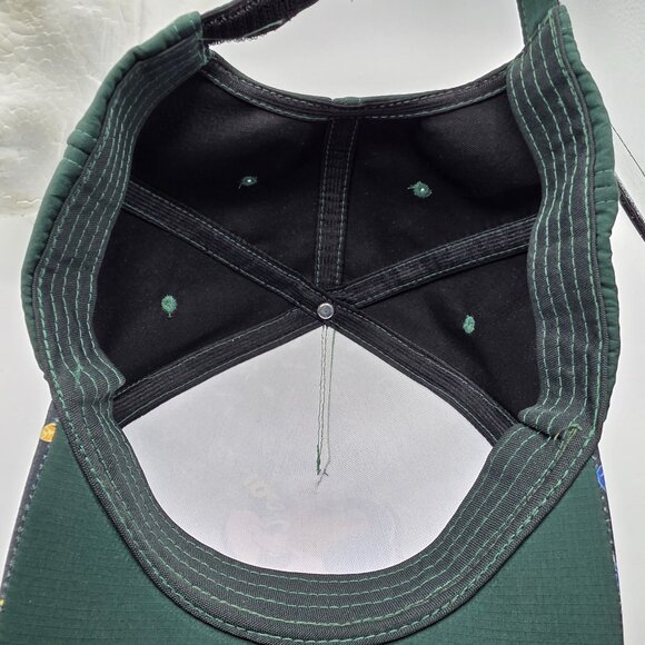 Irtra Black Green Squirrel Cool Adjustable Hat Cap Casual Outdoors Fun - Picture 6 of 8